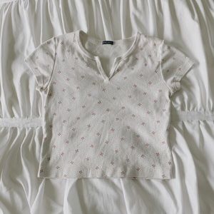 Brandy Melville cherry ashlyn top (RARE)